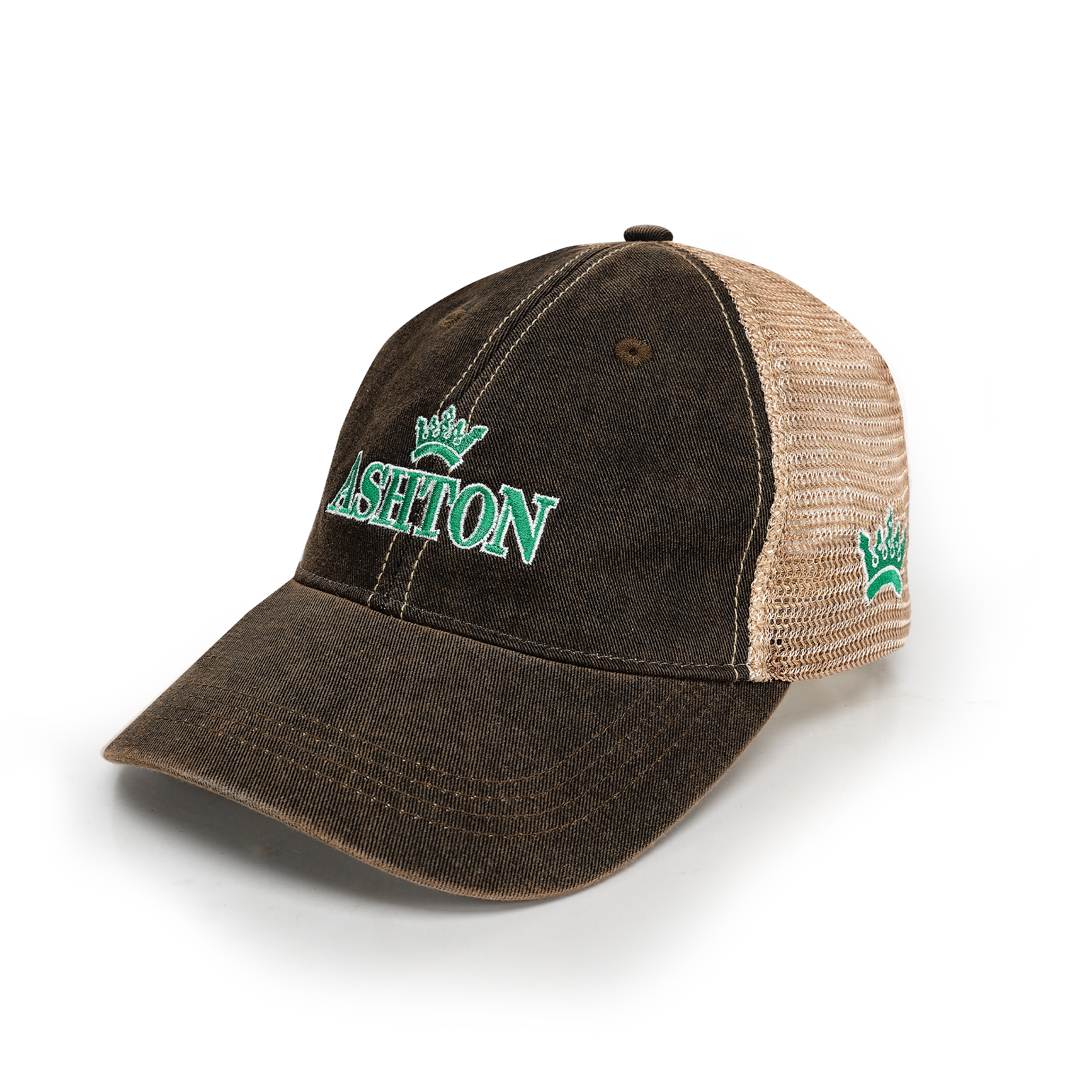 Retro top mesh hat