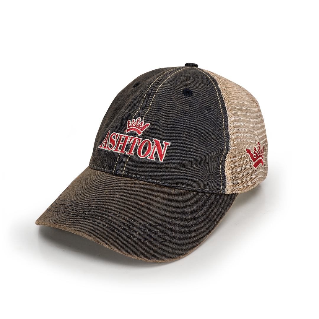 Ashton Vintage Mesh Hat Ashton Apparel
